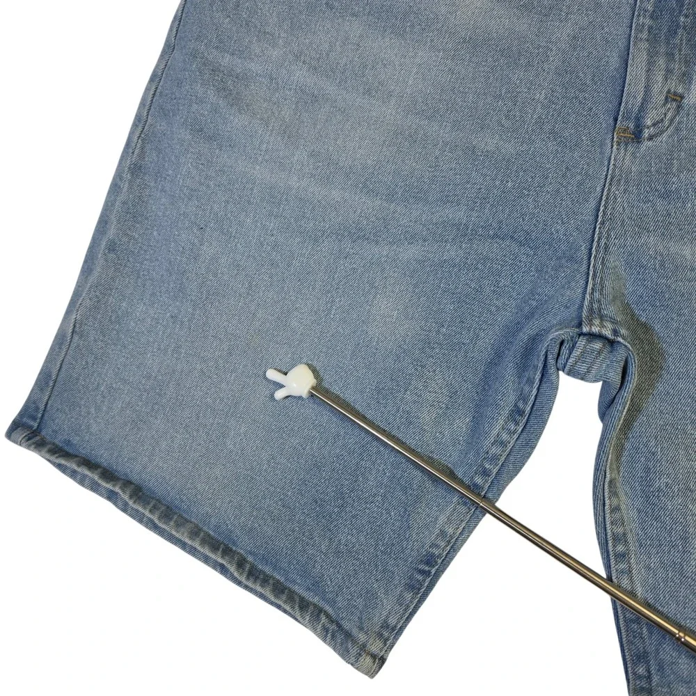Wrangler Denim Shorts 44 Blue Mens Light Wash Stretch 5-Pocket‎ *READ*